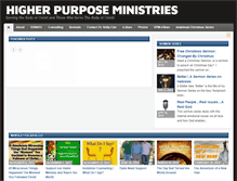 Tablet Screenshot of higherpurposeministries.com